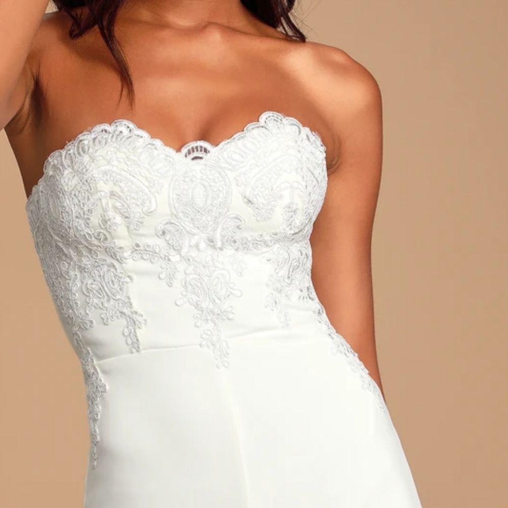 Lulus Weddings White Jumpsuit